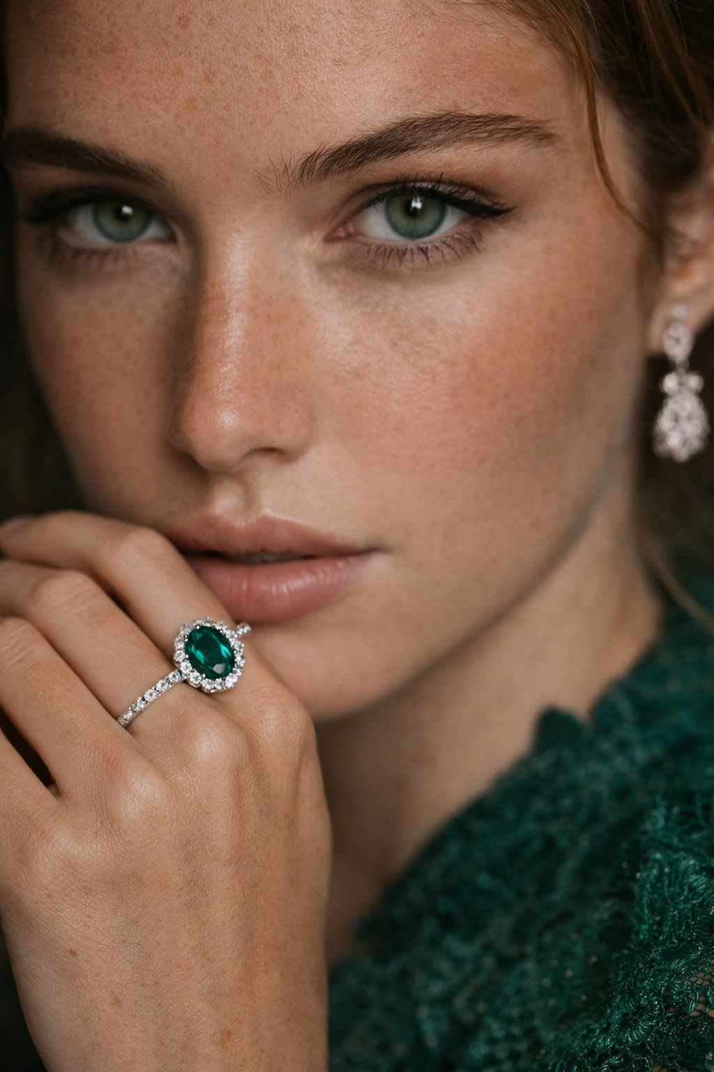 Verde Halo Ring
